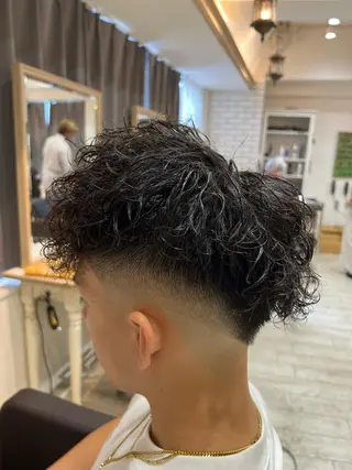 ショート パーマ メンズ 💈men's💈 satoru中目黒のヘアスタイル