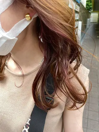セミロング セキネ シュウヘイのヘアスタイル