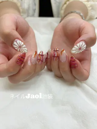 ロング ネイルJaol 池袋のネイルデザイン