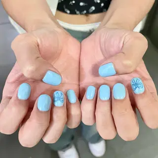 ネイル By moonネイル 🌷ワンホン/韓国風のネイルデザイン