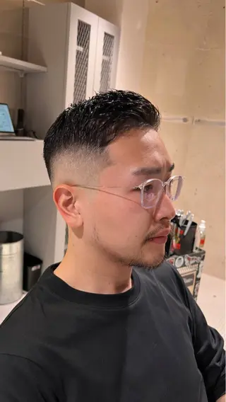 ショート メンズ 横浜BARBER 宇田海斗のヘアスタイル