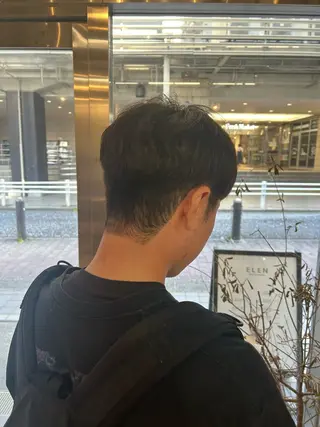 メンズ rio¦ブラウン¦暗 髪¦縮毛矯正🌙のヘアスタイル