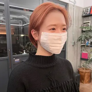 ショート カラー ハイトーン/デザイン hirokiのヘアスタイル