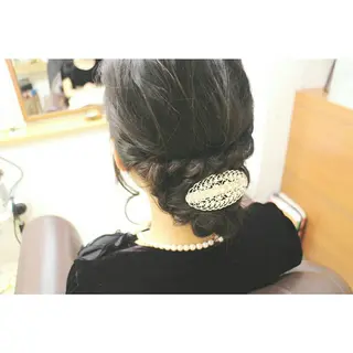 ヘアアレンジ クニモトハルナ ボブ/柔らかカラーのヘアスタイル