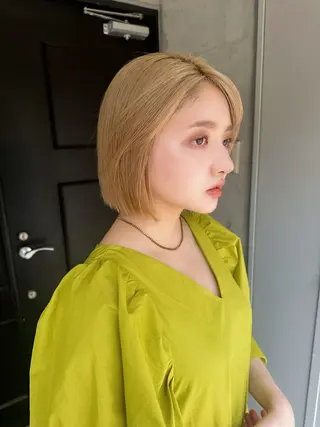 ショート カラー ❤️アヤカ Wカラー ボブ レイヤー❤️のヘアスタイル