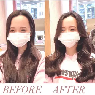 ロング 韓国くびれレイヤー 🇰🇷はづきのヘアスタイル