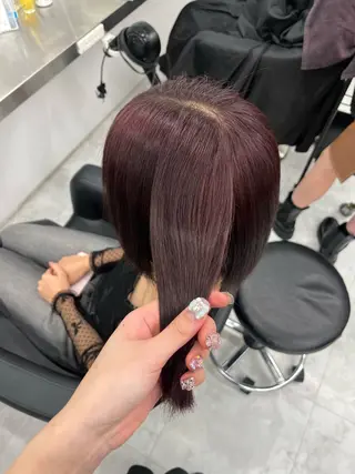 ロング カラー ヘアアレンジ 🫧‪🎀うる艶暖色 🏹Nanako🎀のヘアスタイル