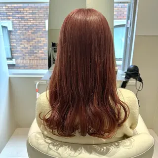 セミロング カラー ニシグチ サヨのヘアスタイル