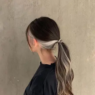 セミロング カラー ヘアアレンジ 暖色💖ツヤ髪💖 masae🌼のヘアスタイル