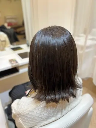 カラー 中尾咲音垢抜けカット お任せくださいのヘアスタイル