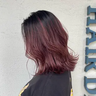ミディアム カラー CURIO/南船場 /RIN💈🍎のヘアスタイル