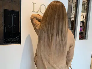 ロング カラー パーマ ヘアアレンジ メンズ キッズ ネイル マツエク・マツパ アイブロウ 🤍韓国風レイヤー/ 艶髪🤍鳥越美羽のヘアスタイル
