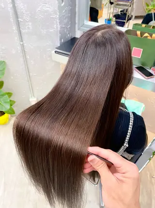 ロング パーマ 艶髪と透明感を ‼️/若林のヘアスタイル