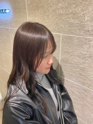 ロング カラー 縮毛矯正/髪質改善 インナーカラーせいぎのヘアスタイル
