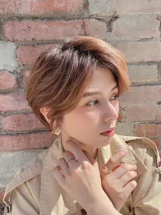 ショート 🌟モテ髪ショート 🌟店長 津賀涼のヘアスタイル