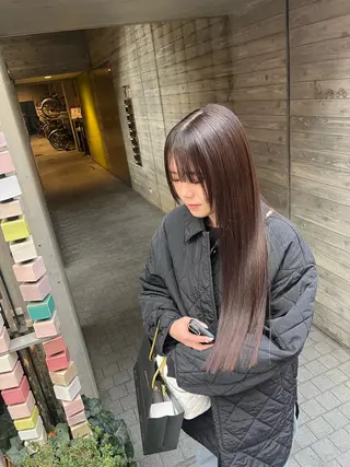 ロング 【美ボブ.艶カラー. 梅田茶屋町】midoのヘアスタイル