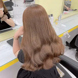セミロング カラー パーマ ヘアアレンジ メンズ キッズ ネイル マツエク・マツパ アイブロウ ♥️韓国ヘア レイヤー♥️ゆりのヘアスタイル