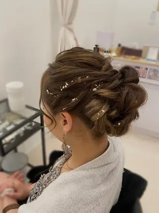 ロング ヘアアレンジ Mikazuki オーナーTeradaのマツエク・マツパデザイン