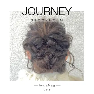 ミディアム セミロング ヘアアレンジ Lyhair🦊🎀 AKIのヘアスタイル