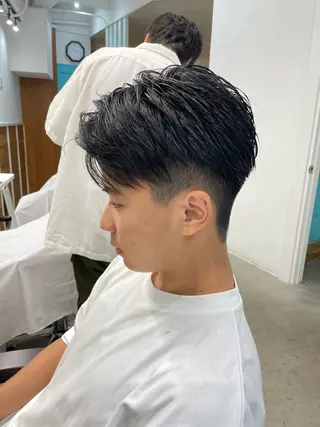 メンズ YUKI 新宿カット パーマ/カラーのヘアスタイル
