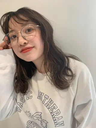 カラー ショート パーマ CEINE PATHのヘアスタイル