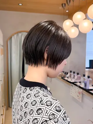 ショート カラー 巻ける縮毛矯正✨ ボブ/ショートともきのヘアスタイル