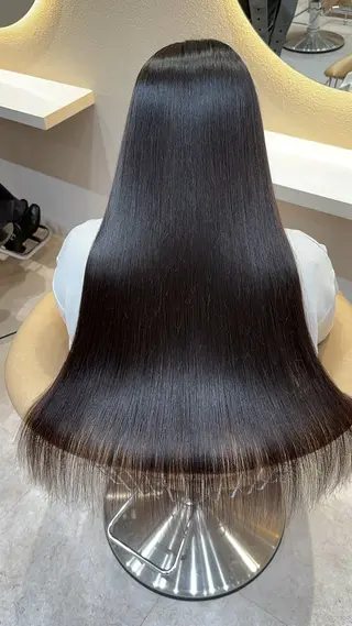 ロング カラー レイヤー❣️縮毛矯 川村利幸のヘアスタイル