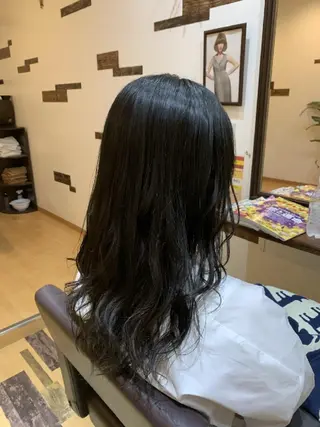 ロング カラー サトウ シューイチのヘアスタイル