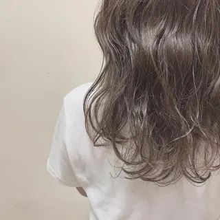 ミディアム カラー パーマ ヘアアレンジ メンズ キッズ ネイル マツエク・マツパ 新宿駅近♡友達とOK 🦋W -ワット -のヘアスタイル