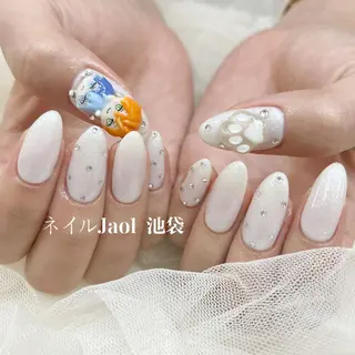 セミロング ネイルJaol 池袋のネイルデザイン