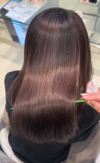 セミロング パーマ Ash銀座店💜 misaのヘアスタイル