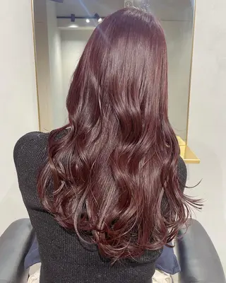 ロング カラー 【表参道】Ruri デジタルパーマのヘアスタイル