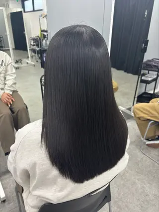 ロング カラー 韓国トレンドヘア🤍 Chima🤍のヘアスタイル