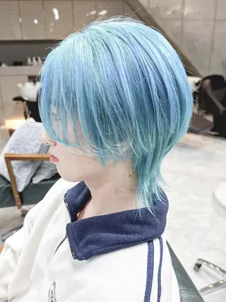 ショート カラー ヘアアレンジ Days 透明感カラーのヘアスタイル