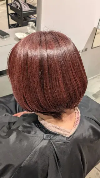 カラー 縮毛矯正💕艶カラー 金川萌萌のヘアスタイル
