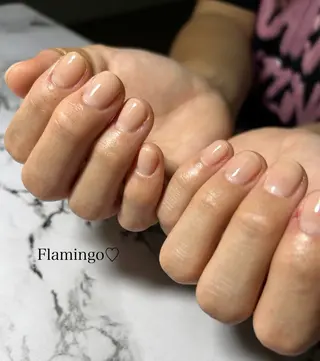 ネイル フィルイン／自爪育成 ／爪に優しい施術のネイルデザイン