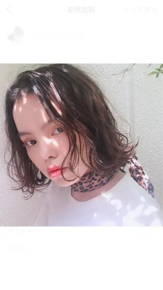 ショート カラー ヘアアレンジ marju銀座 マージュギンザのヘアスタイル