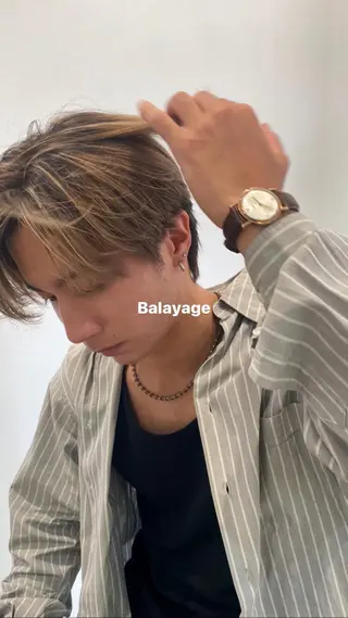 カラー メンズ レイヤーカット /konomiのヘアスタイル