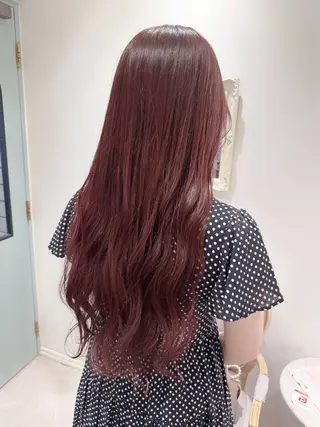 ロング カラー NaVIユウジ 透明感カラーのヘアスタイル