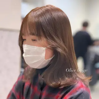 ミディアム カラー ヘアアレンジ 完全💗マンツーマン marinのヘアスタイル