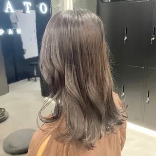 ミディアム 新宿/顔周りカット/ レイヤー/がっきーのヘアスタイル