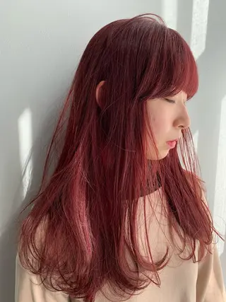 ロング カラー 怪我のため6月末 復帰予定田中瑞希🍃のヘアスタイル