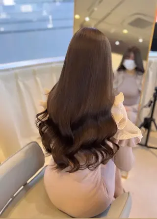 ロング カラー 🖤韓国･網紅 KOYUKI🖤のヘアスタイル