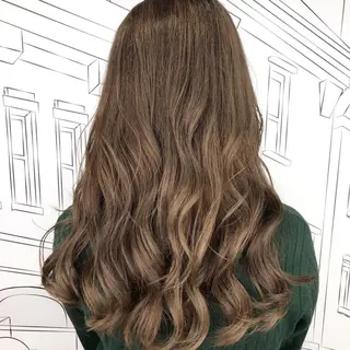 セミロング カラー TOMOKA 艶髪/透明感カラーのヘアスタイル