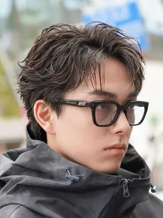 パーマ メンズ ☀️メンズパーマ☀️ /栄/濵﨑新成のヘアスタイル