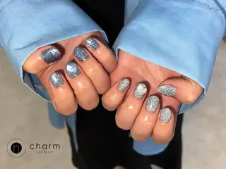 ネイル ネイルルーム チャームのネイルデザイン