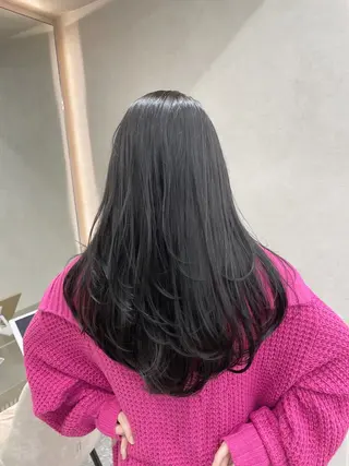 ロング カラー レイヤー/縮毛矯正 のマスター【タケル】のヘアスタイル