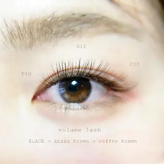 マツエク・マツパ LATTE eyelashのマツエク・マツパデザイン