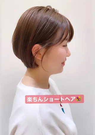 ショート カラー 木下 奈々のヘアスタイル