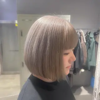 ミディアム カラー パーマ ヘアアレンジ メンズ キッズ ブリーチなしカラー/ ブラウン/レイヤーのヘアスタイル